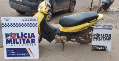 Suspeito de cometer furto de motocicleta em Guarant do Norte  preso