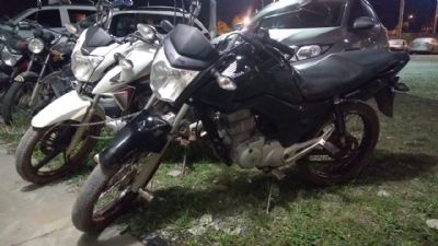 ​Dois so presos com motos roubadas em Agrovila das Palmeiras