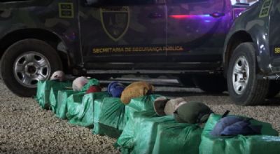 Bolivianos so presos com carga de 230 kg de cocana
