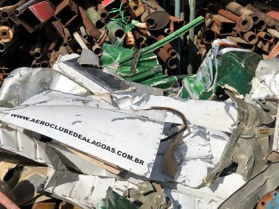 Destroos do avio de acidente que matou Gabriel Diniz foram vendidos a ferro-velho