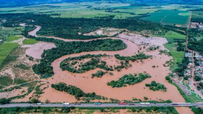 Aps chuvas fortes, prefeitura e Defesa Civil  monitoram nvel do rio So Loureno