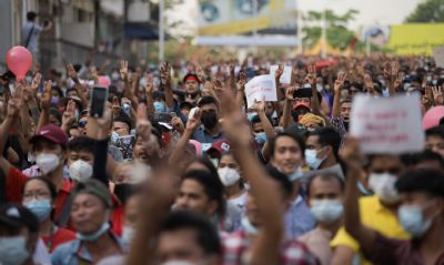 Protestos se espalham por Myanmar contra golpe de Estado