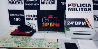 Policiais prendem quadrilha especializada em falsificao de documentos em Cuiab