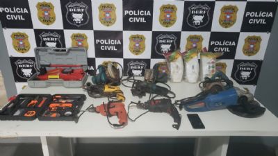 Receptador de ferramentas furtadas de residncia  preso pela PJC