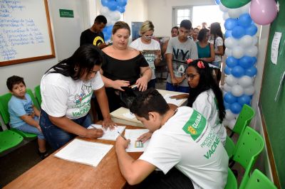 DIA D contra o Sarampo em Cuiab registra recorde em atendimento