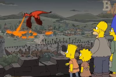 'Os Simpsons' previu cenas de batalha do penltimo episdio de 'Game of Thrones'