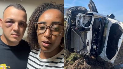 ​<Font color=Orange> Vdeos  e Fotos </font color> | Cantora gospel Sulamita Alves e pastor sofrem grave acidente de carro em rodovia de Mato Grosso