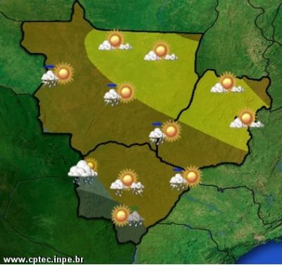 Temperatura cai em Mato Grosso e termmetros marcam mxima de 28
