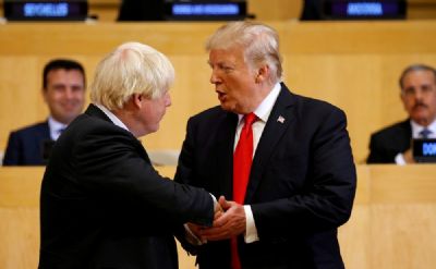 Johnson pede a Trump que no se envolva em eleio britnica