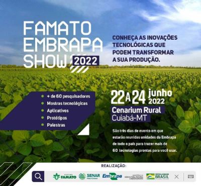 Famato Embrapa Show ter 9 minipalestras simultneas via rdio