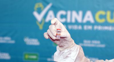 100 mil vacinados em Cuiab