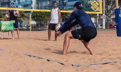 Vlei de praia: Alison e lvaro Filho preparam retorno a competies