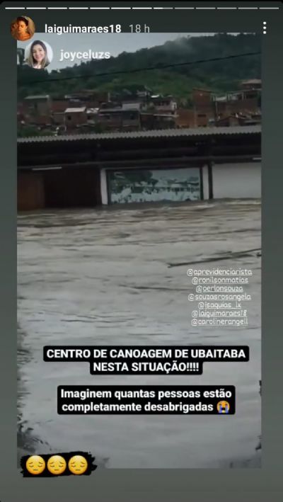 Centro de canoagem da cidade de Isaquias  inundado em enchente