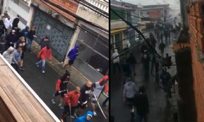 Briga entre torcedores do Corinthians e So Paulo tem 14 feridos