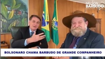 Bolsonaro e Barbudo selam a paz